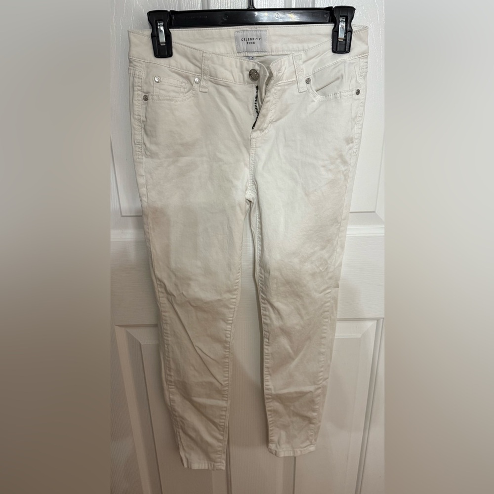 Celebrity Pink Mid Rise Ankle Skinny Pants